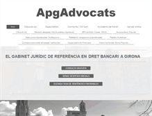 Tablet Screenshot of apgadvocats.com
